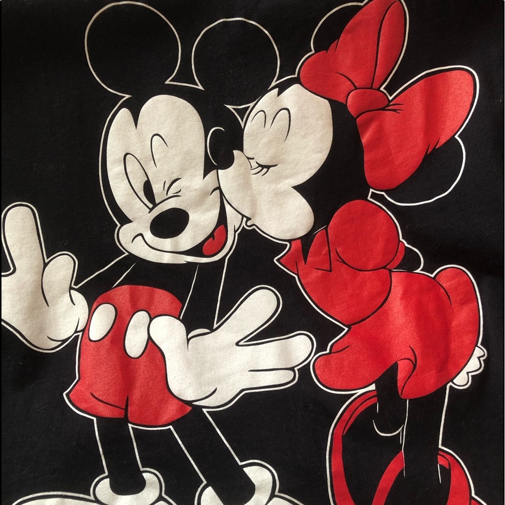 Torrid Size 1 Mickey and Minnie shirt.